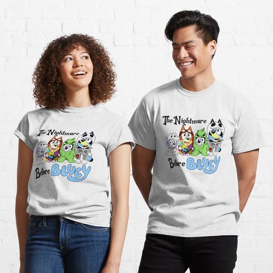 Discover Vintage Blueys Funny Halloween Classic T-Shirt