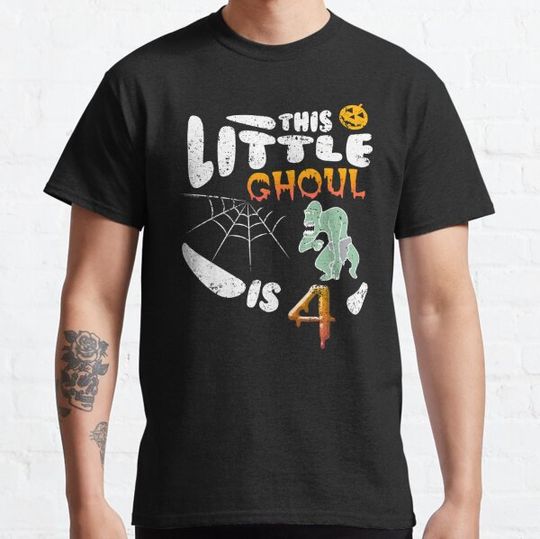 Discover Funny Ghoul Shirt 4th Halloween Birthday T-shirts