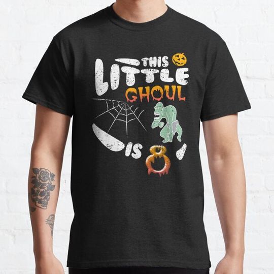 Discover Funny Ghoul Shirt 8th Halloween Birthday T-shirts