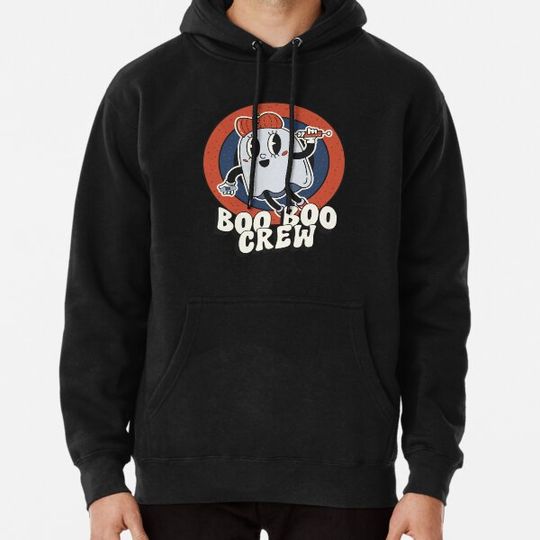 Discover Boo Boo Crew Halloween Nurse Design Hoodies