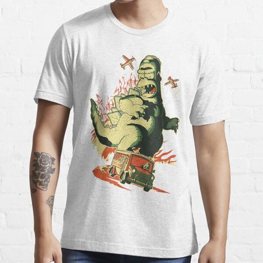 Discover He Simpsons Reehouse Of Horror Halloween Angry Homerzilla T-shirts