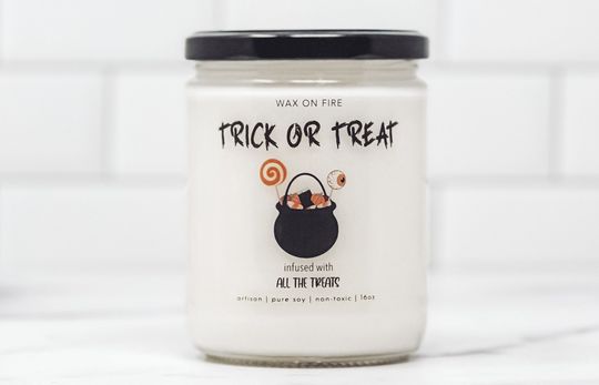 Discover Cute Trick Or Treat Candle