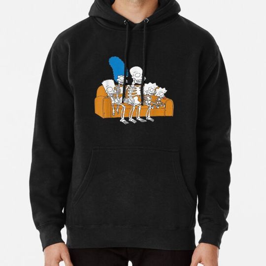 Discover The Simpsonzz Skeletons Treehouse Of Horror Couch Hoodies