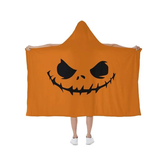 Discover Halloween Face Hooded Blanket - Spooky Costume Hooded Blanket