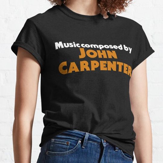 Discover Music composed by John Carpenter T-shirts