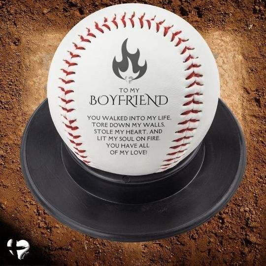 Discover Cute Boyfriend Gifts|Motivation Quote Printed Baseballs