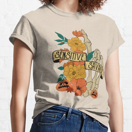 Discover sensitive savage ,Florence Pugh,Halloween Costume 2022,Esther,Halloween Ends,Invitation,Orphan,Scarry T-shirts