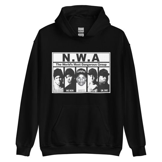 Discover NWA Hoodie - NWA Apparel - 90s Hiphop Tupac Rap Hip Hop Legend Hoodie