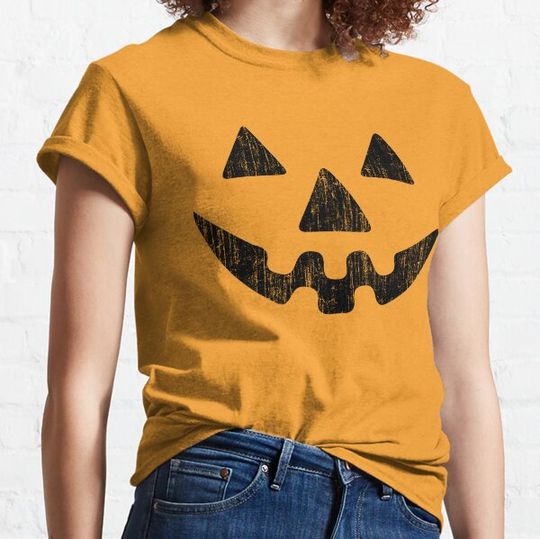 Discover Pumpkin Face Halloween T-shirts