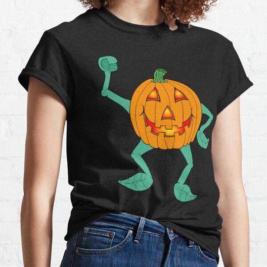 Discover Orange Happy Jack-O-Lantern T-shirts
