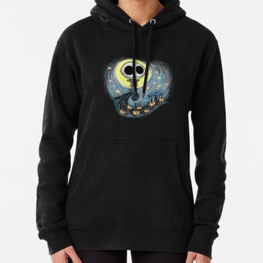Discover Classic Nightmare Moon Horror Halloween Before Christmas Hoodies