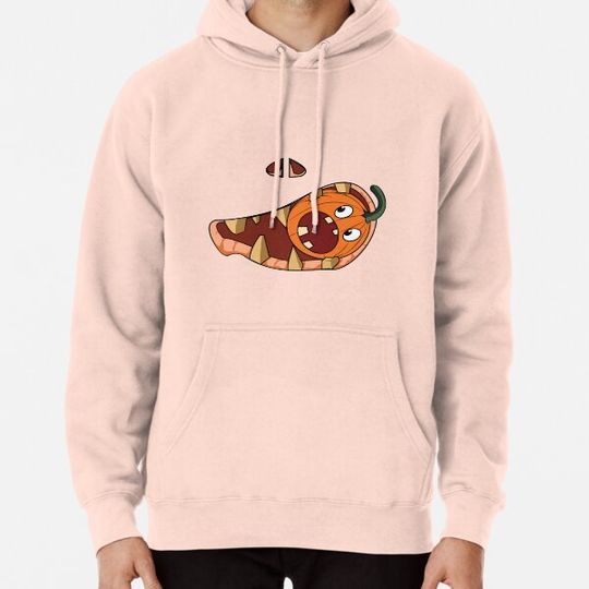 Discover Spooky Jack O' Lantern Pumpkin Eating Pumpkin Hoodies
