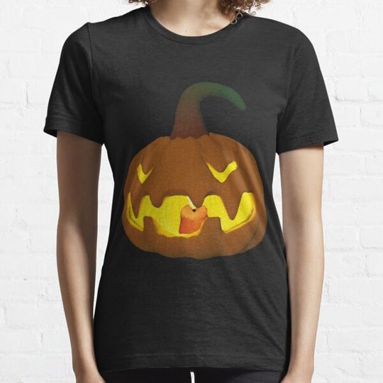 Discover Jack-o'-lantern, Halloween pumpkin. Pleased. T-shirts