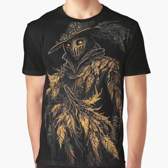 Discover Scarecrow gothic art, Dark Bird, Metal Horror 03 T-shirts