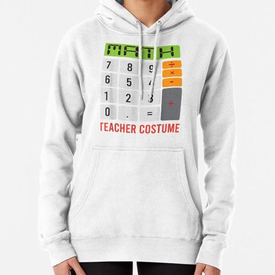 Discover Funny Math Teacher Halloween Calculator Easy Costume Outfit T-Shirt Hoodies