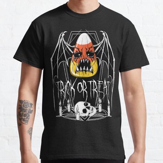 Discover Evil Candy Corn Trick or Treat T-shirts