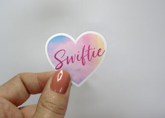 Discover Taylorr Swifts Version Lover Heart Sticker