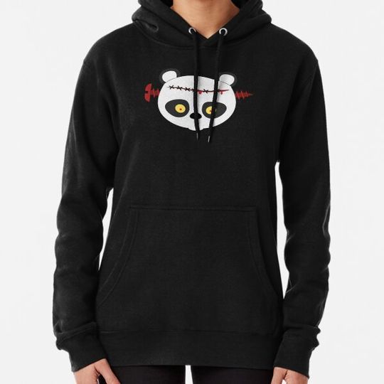 Discover Funny Panda Halloween scary animals Hoodies