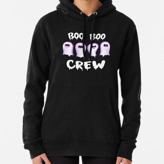 Discover BOO BOO CREW HALLOWEEN 2021 SCARY WITCH PUMPKIN Hoodies