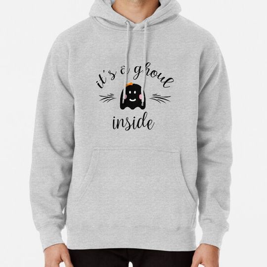 Discover It's a Ghoul Inside -Halloween Pregnancy Announcement Hoodies