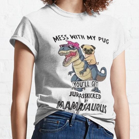 Discover Dinosaur/Dog Meme Design Art T-shirts