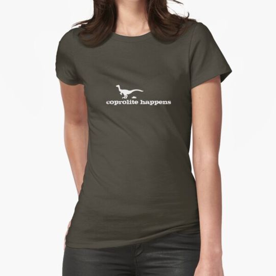 Discover Coprolite Happens-white T-shirts