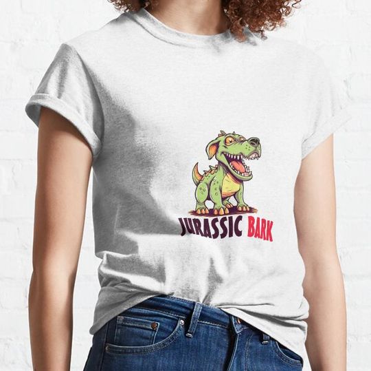 Discover Jurassic Bark Dog Dinosaur Design T-shirts