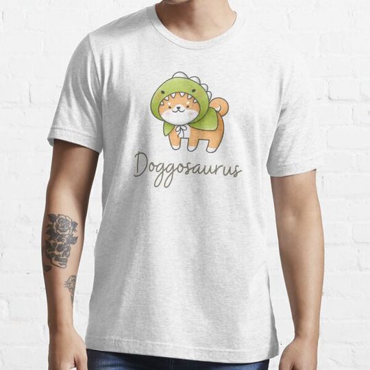 Discover Doggosaurus | Dog Dinosaur | Shiba Inu | Japanese Dog T-shirts
