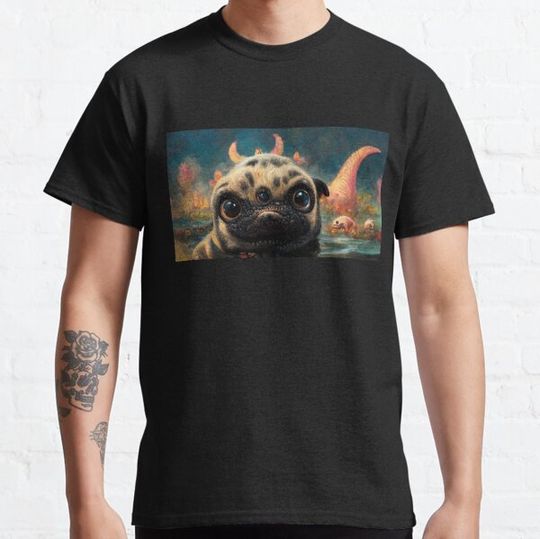 Discover Emma the Pugosaurus T-shirts