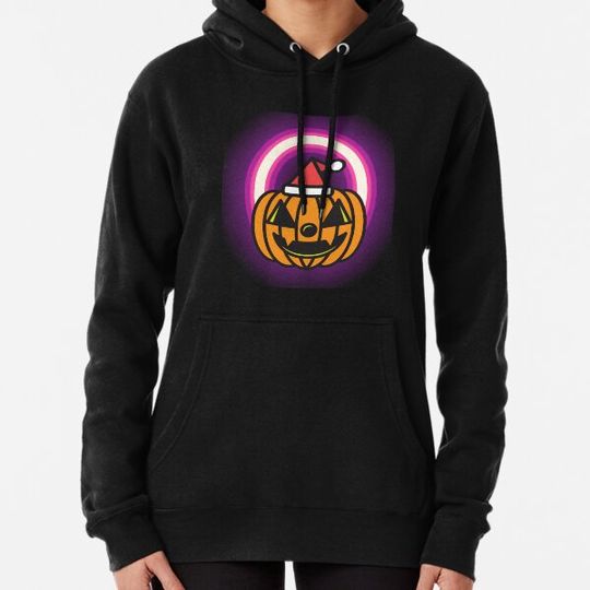 Discover Pumpkin and neon light Hoodies