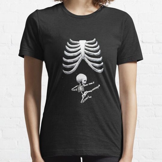Discover X Ray Skeleton Pregnant   Halloween Mom Essential T-shirts