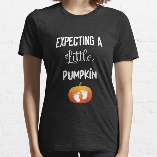 Discover expecting a little pumpkin - maternety pregnant halloween baby annnouncement T-shirts