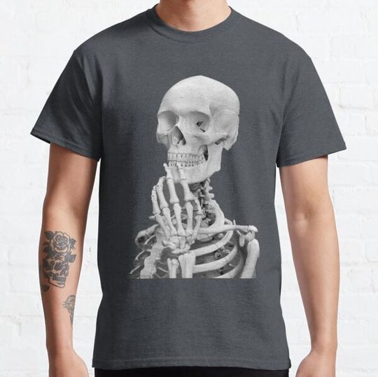 Discover The Great Skeleton thinks of who killed on Halloween T-shirts
