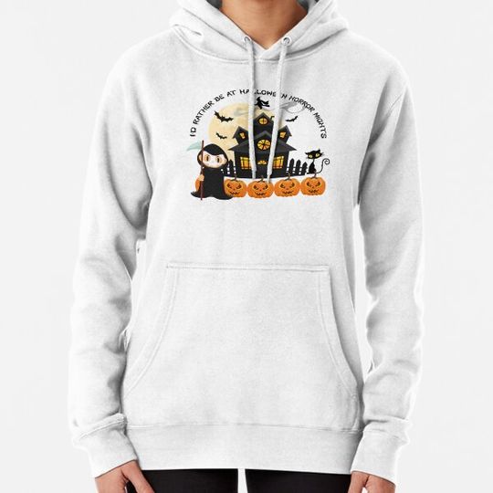 Discover I'd Rather Be At Halloween HN Orlando Hoodies