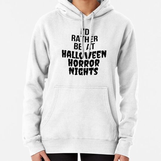 Discover i'd rather be at Halloween HN Hoodies