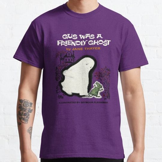 Discover Gus Was a Friendly Ghost Vintage Picture Book Cover (1962) T-shirts