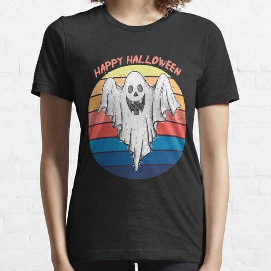 Discover Vintage Happy Halloween Scary Ghost | Gift For Halloween Lover T-shirts
