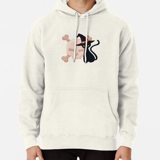 Discover Black Cat and Skull Halloween 2020 shirt Hoodies