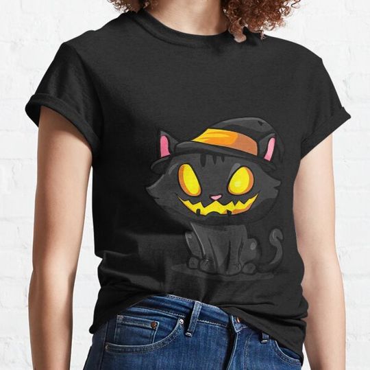 Discover HALLOWEEN CAT T-shirts