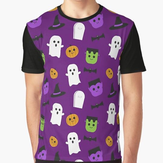 Discover Cute Halloween Pattern T-shirts