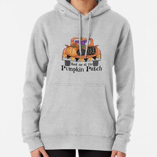 Discover Halloween meet me at the pumpkin patch design Hoodies