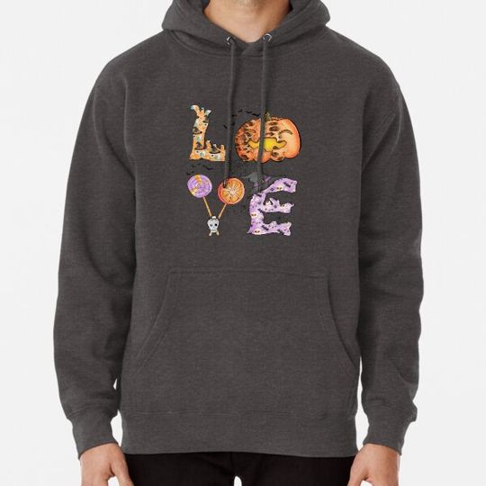 Discover Love halloween sublimation design Hoodies