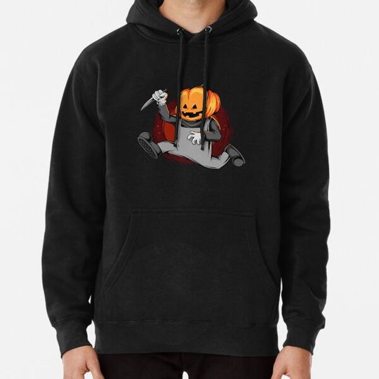 Discover Halloween Scary Pumpkin Head Hoodies
