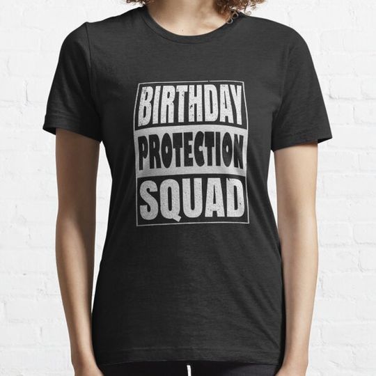 Discover Birthday Protection Squad - Cute B-Day Party Gift print T-shirts
