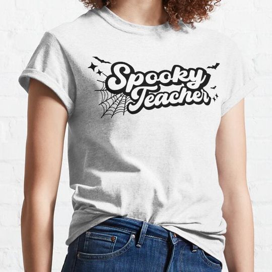 Discover Spooky Teacher, Teacher Halloween Gift T-shirts