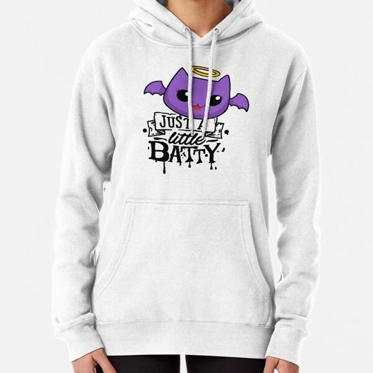 Discover Cat Just a Little Batty Halloween 2022 Hoodies