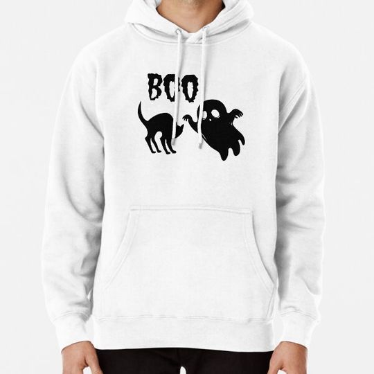 Discover Boo To cat - Halloween Quotes Hoodies