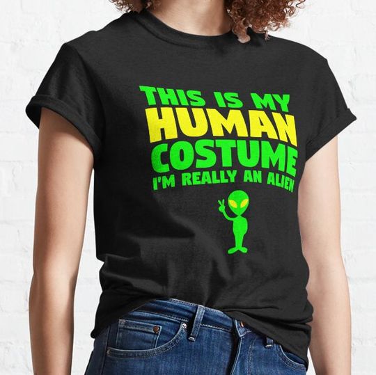 Discover This Is My Human Costume Alien T-shirts
