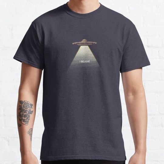 Discover I Believe UFO/Aliens T-shirts