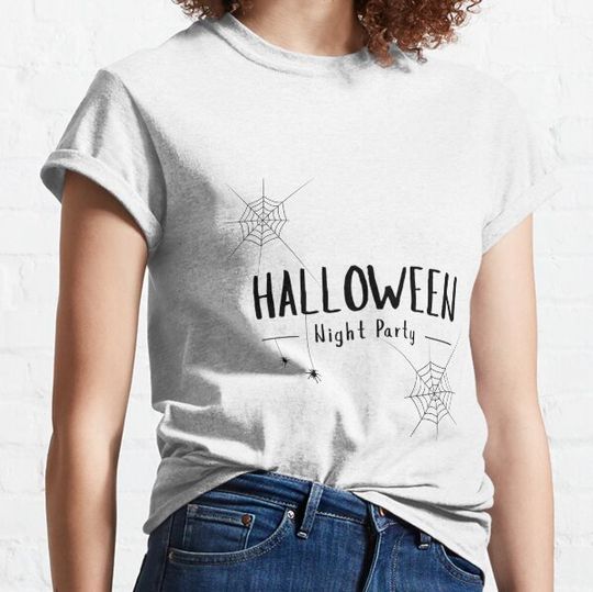 Discover Happy Halloween Women Funny Spider Web Graphic Costume T Shirts T-shirts